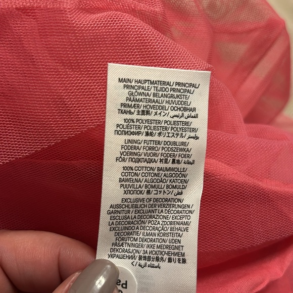 Mini Boden Appliqué Floral Tulle Dress - Picture 10 of 10